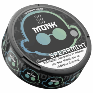 MONK Nicotine Pouches – 12mg – Spearmint